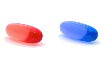 red pill, blue pill